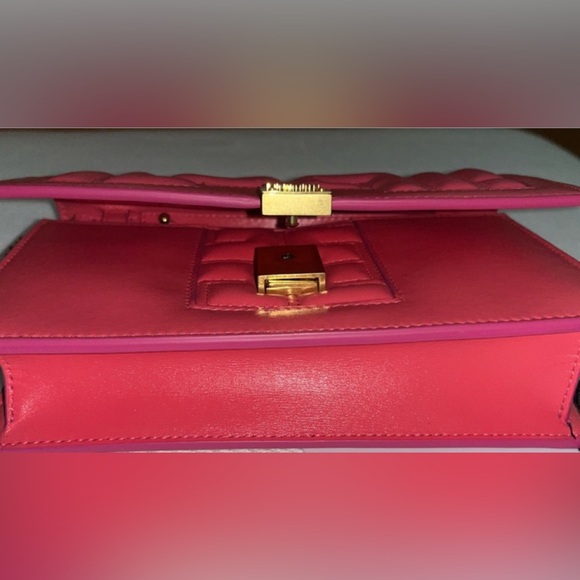 NWT, Balmain Paris 1945 Monogram Quilted Rose Leather Bag - Picture 5 of 9